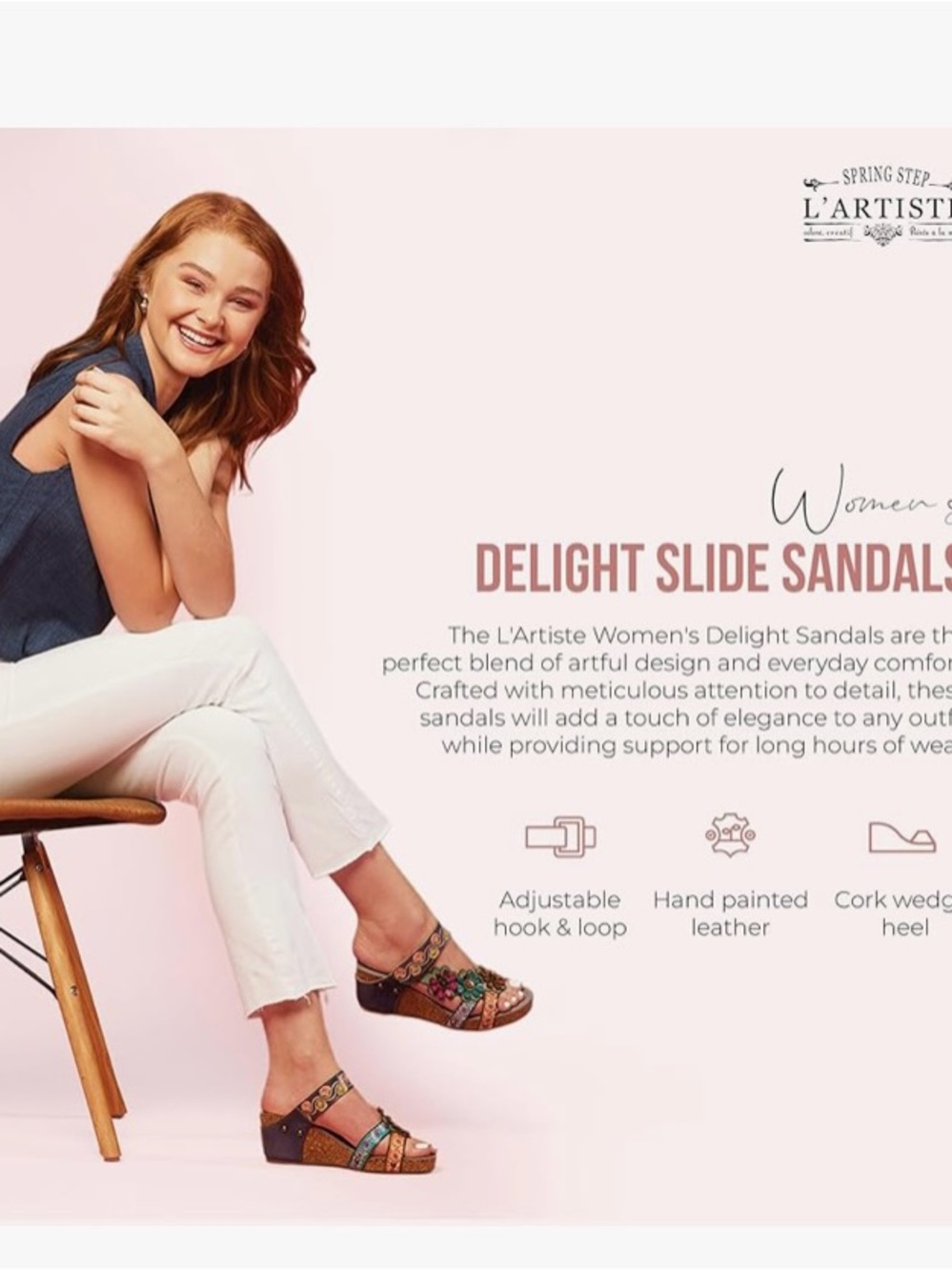 L'artiste Spring Step Floral Embellished Sandals - Picture 2 of 16